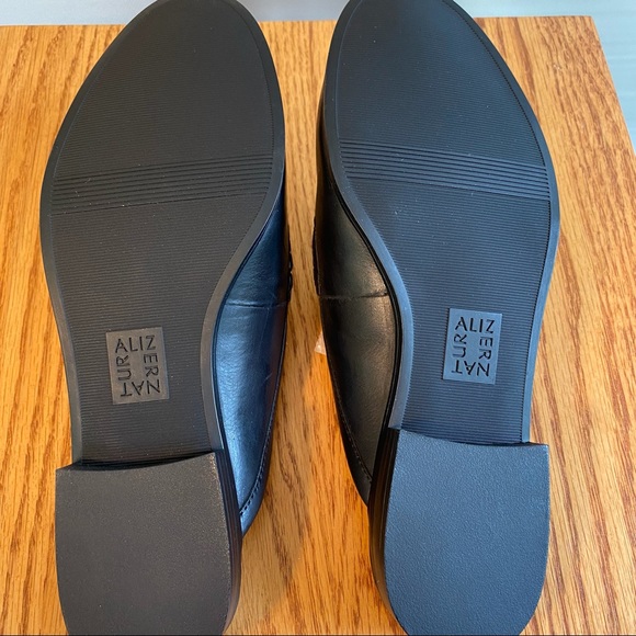 Naturalizer Villa Black Leather Mules 8.5 Narrow - Picture 9 of 11